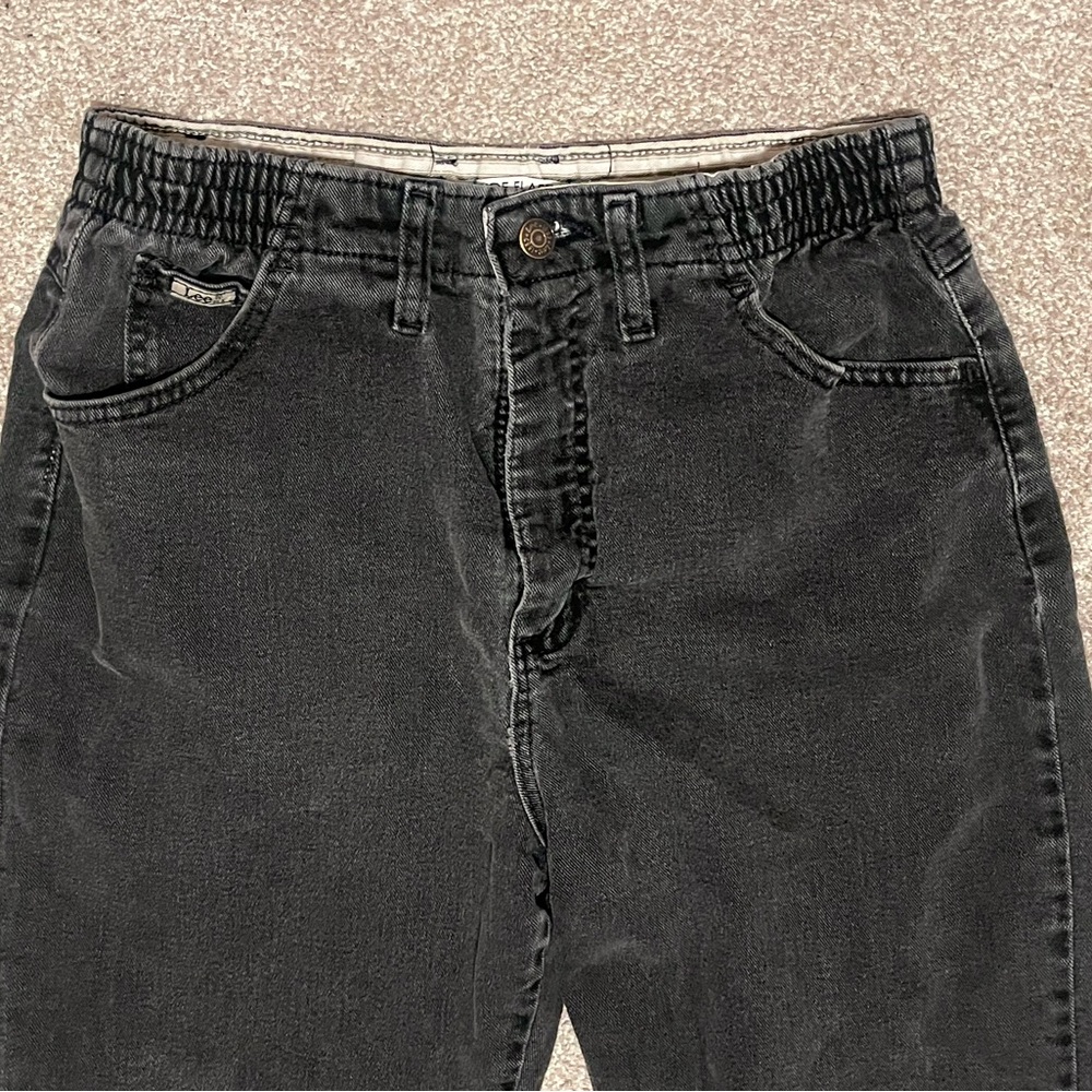 Lee Black Boyfriend Jeans with Elastic Waistband